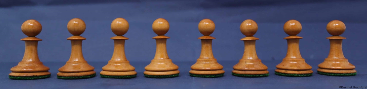 Antique Jaques Chess Set