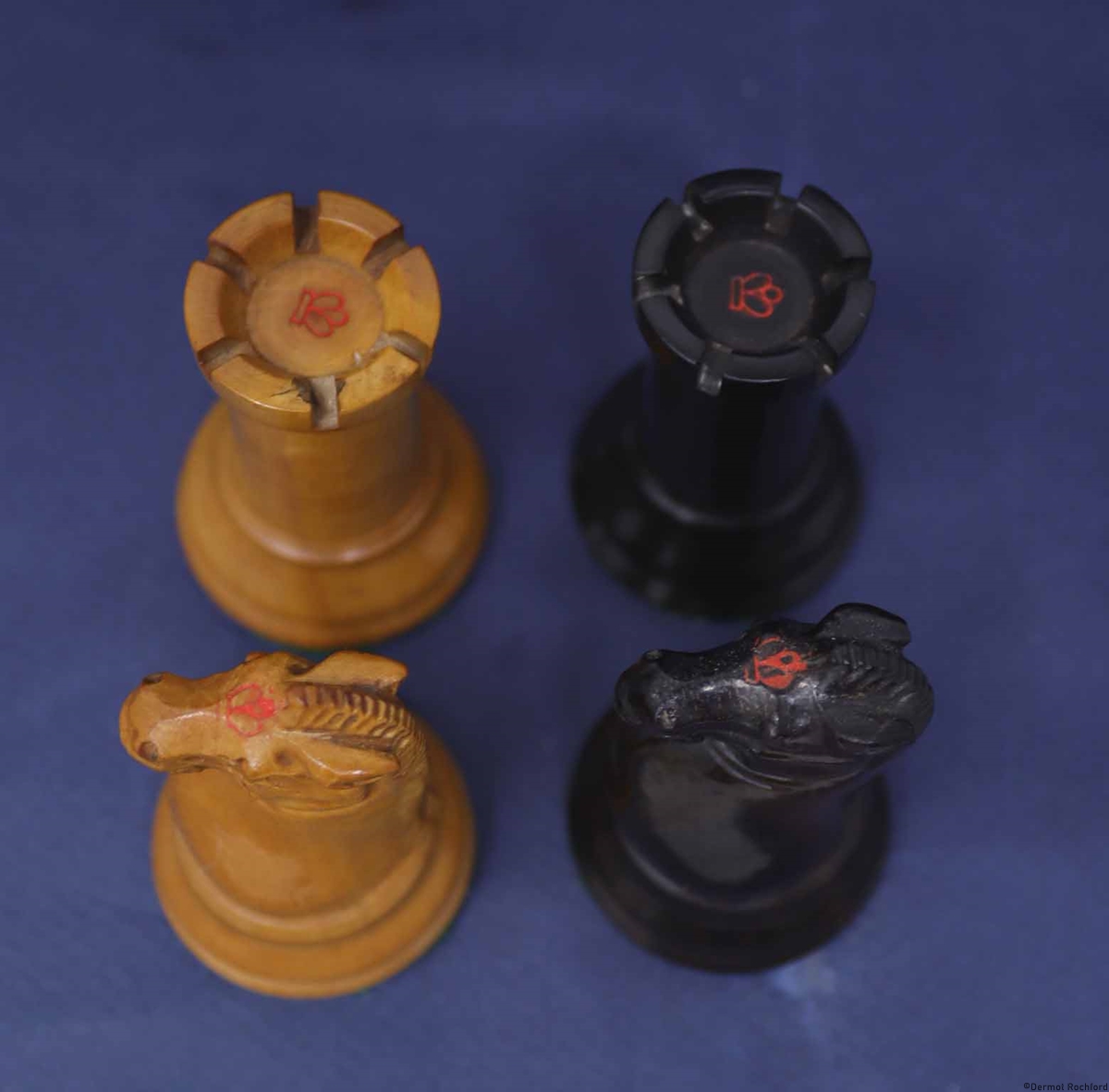Antique Jaques Chess Set