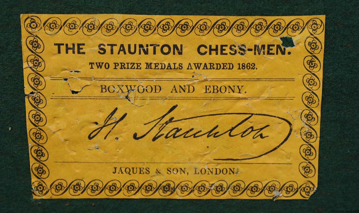 Antique Jaques Chess Set