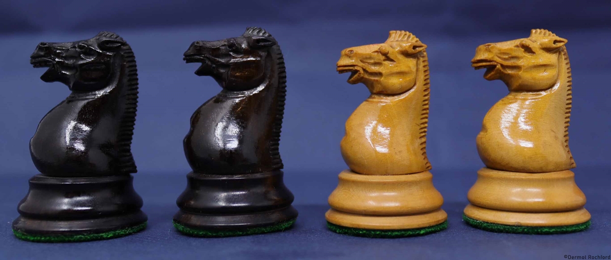 Antique Jaques Chess Set