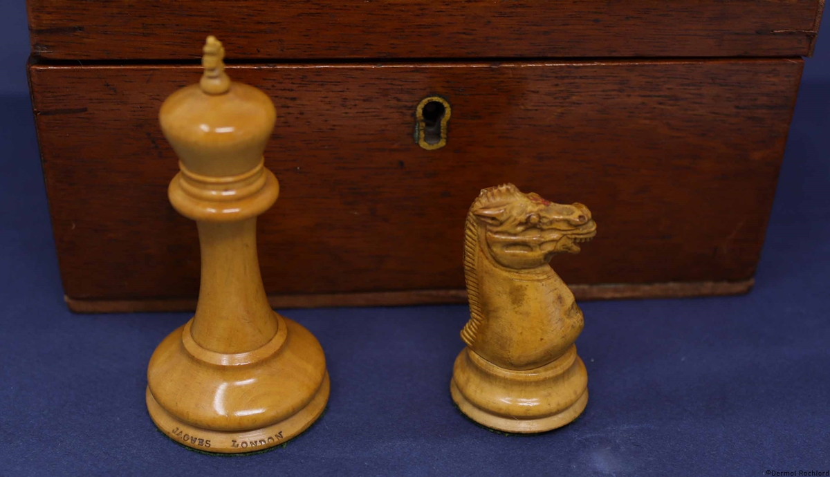 Antique Jaques Chess Set