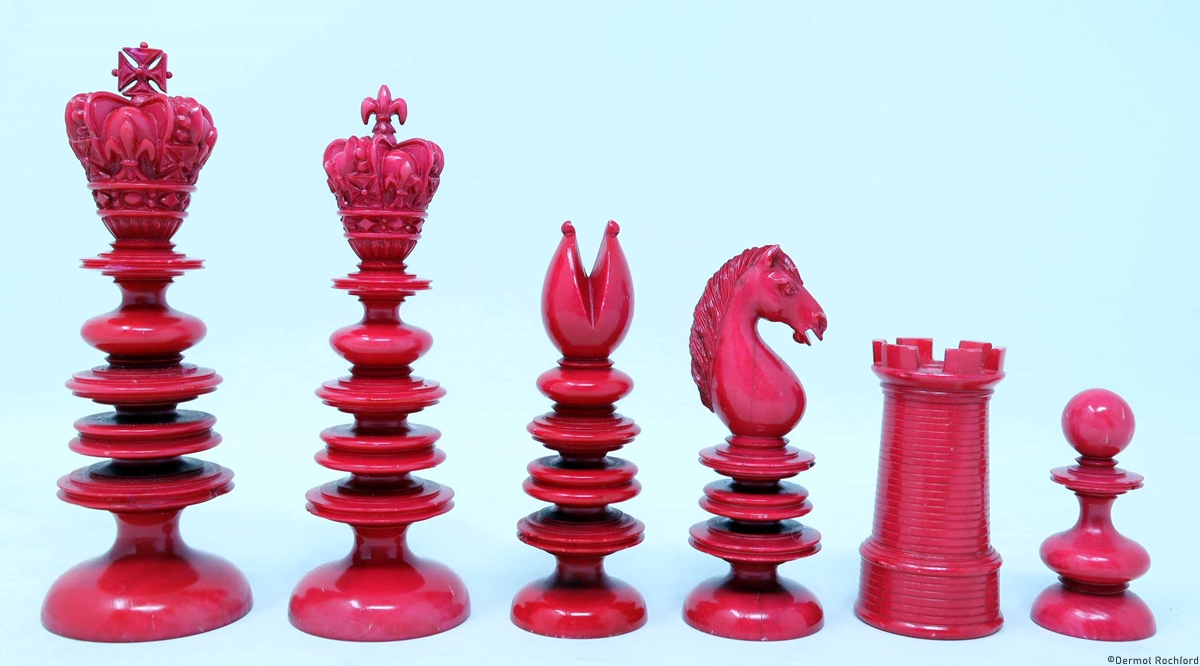 Late 18th Century Chess Set by Calvert