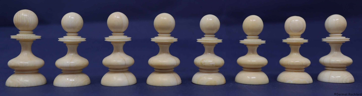 Late 18th Century Chess Set by Calvert