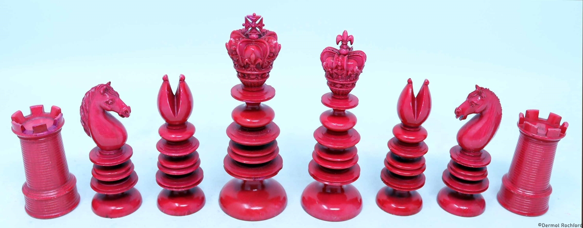 Late 18th Century Chess Set by Calvert
