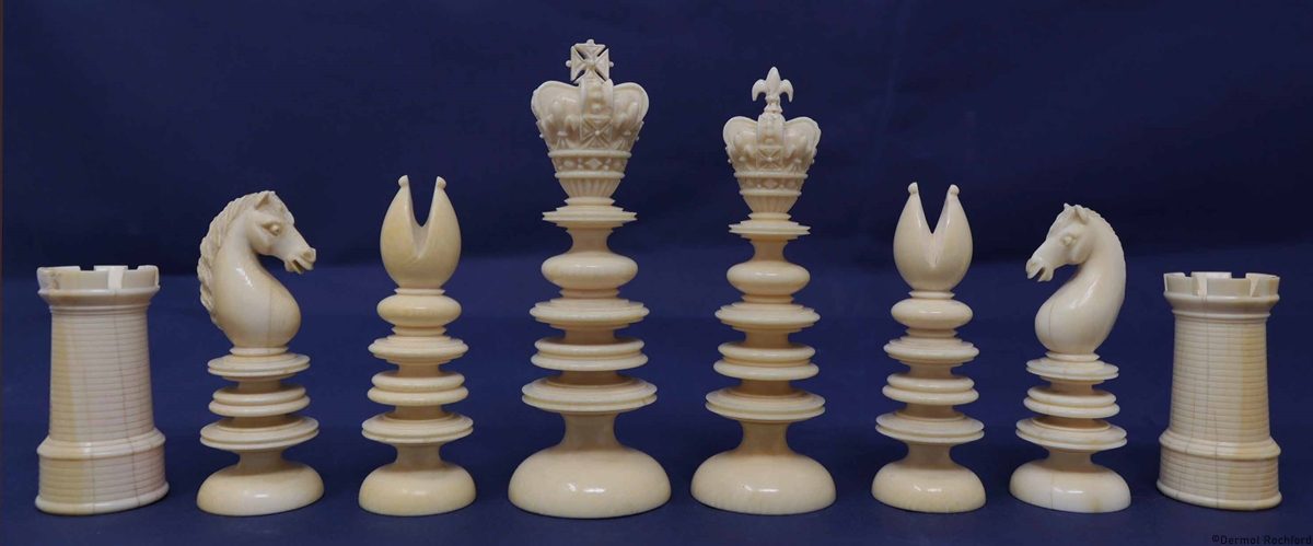 Late 18th Century Chess Set by Calvert