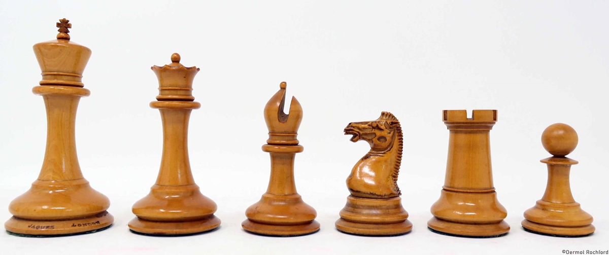 Antique Jaques chess set