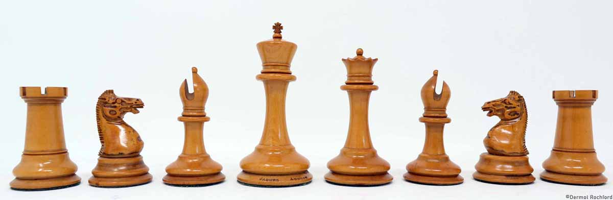 Antique Jaques Chess Set