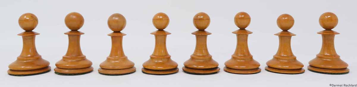 Antique Jaques Chess Set