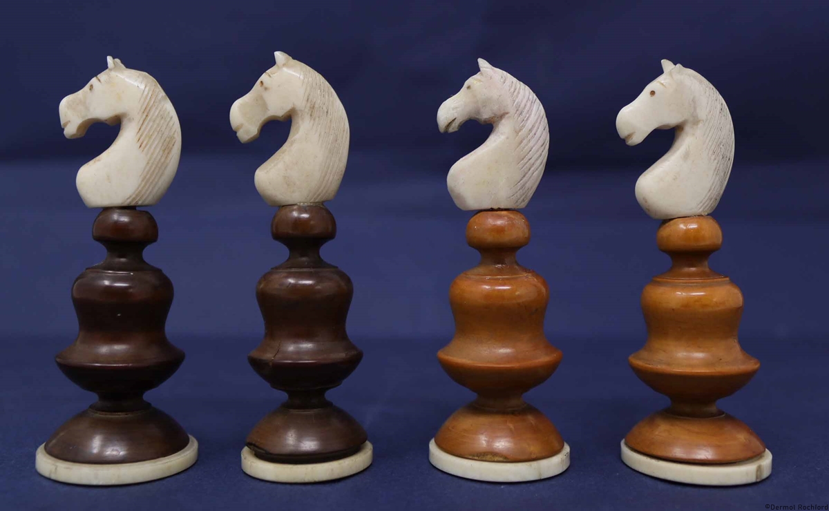 Antique Lyon Chess Set