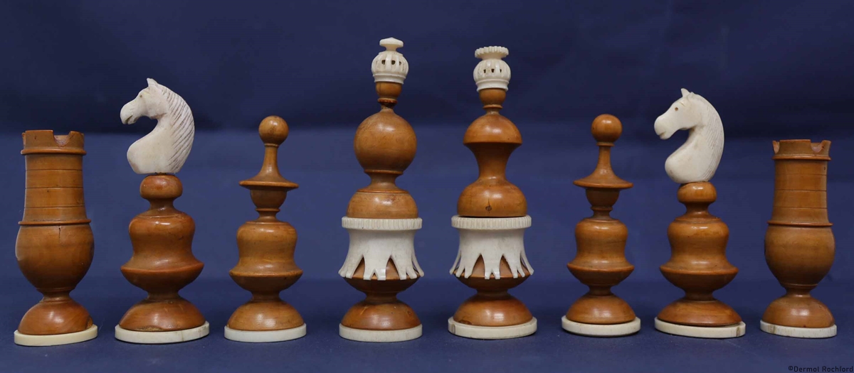 Antique Lyon Chess Set