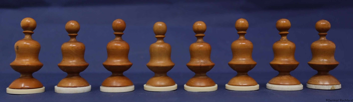 Antique Lyon Chess Set