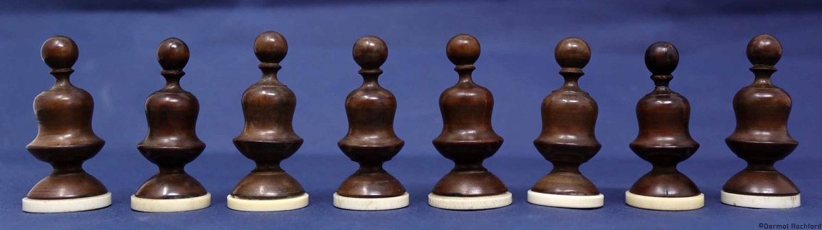 Antique Lyon Chess Set