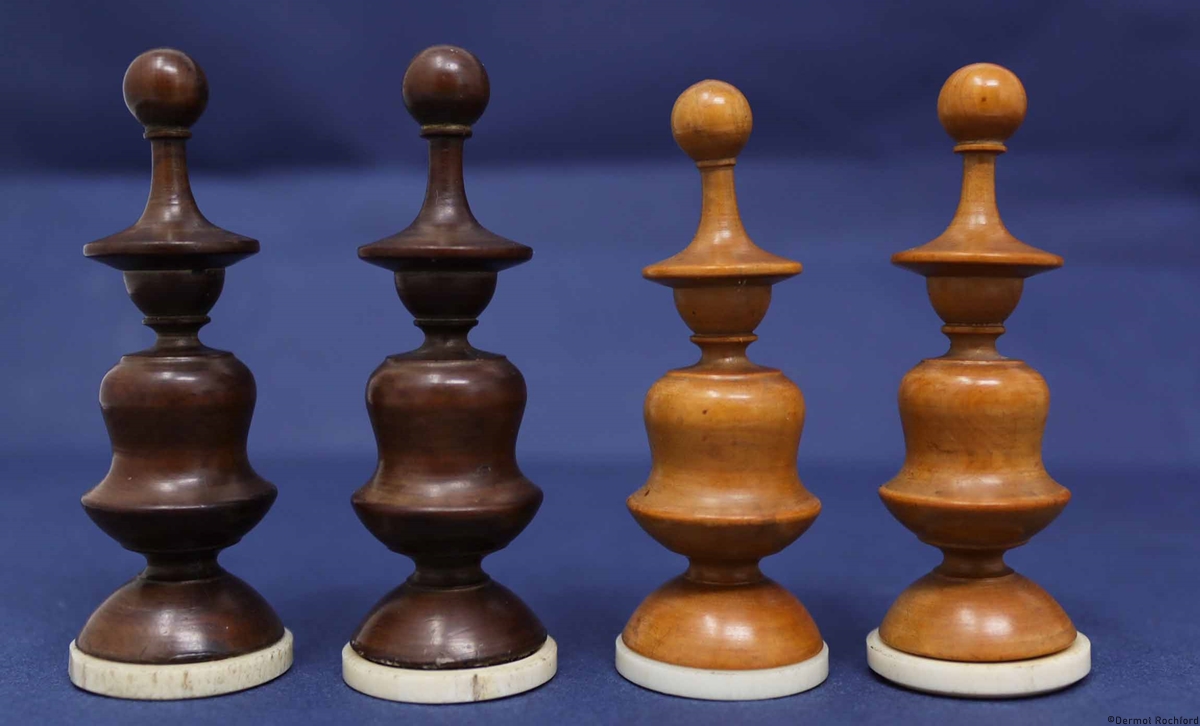 Antique Lyon Chess Set