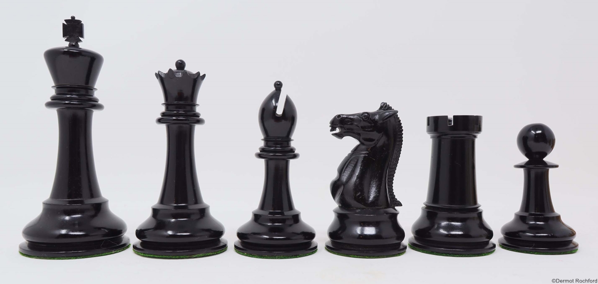 Antique Jaques Club Chess Set