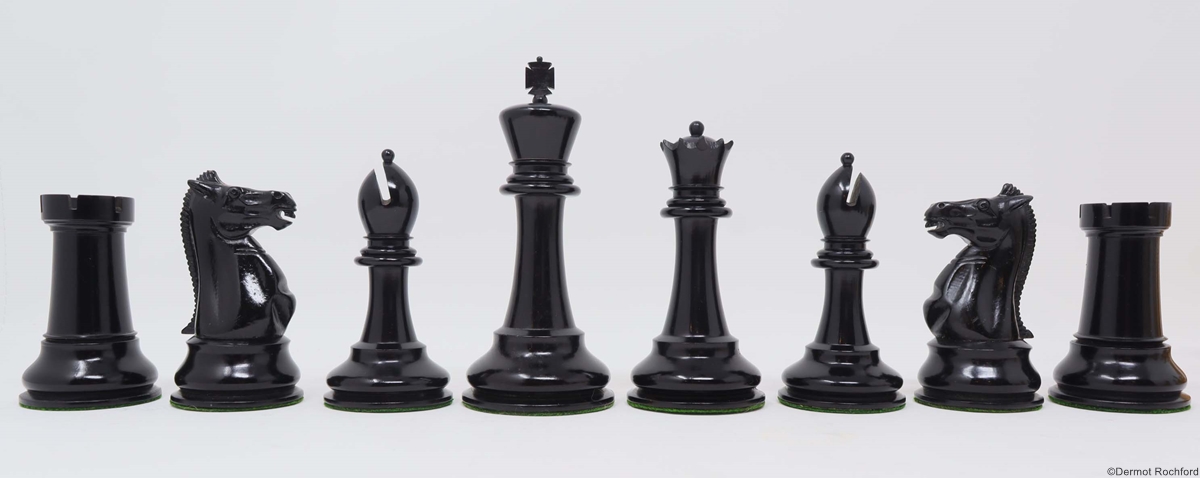 Antique Jaques Club Chess Set