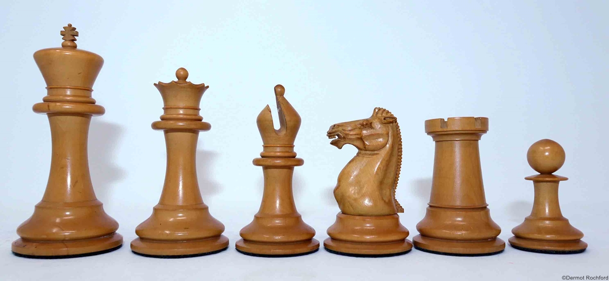 Antique Jaques chess set