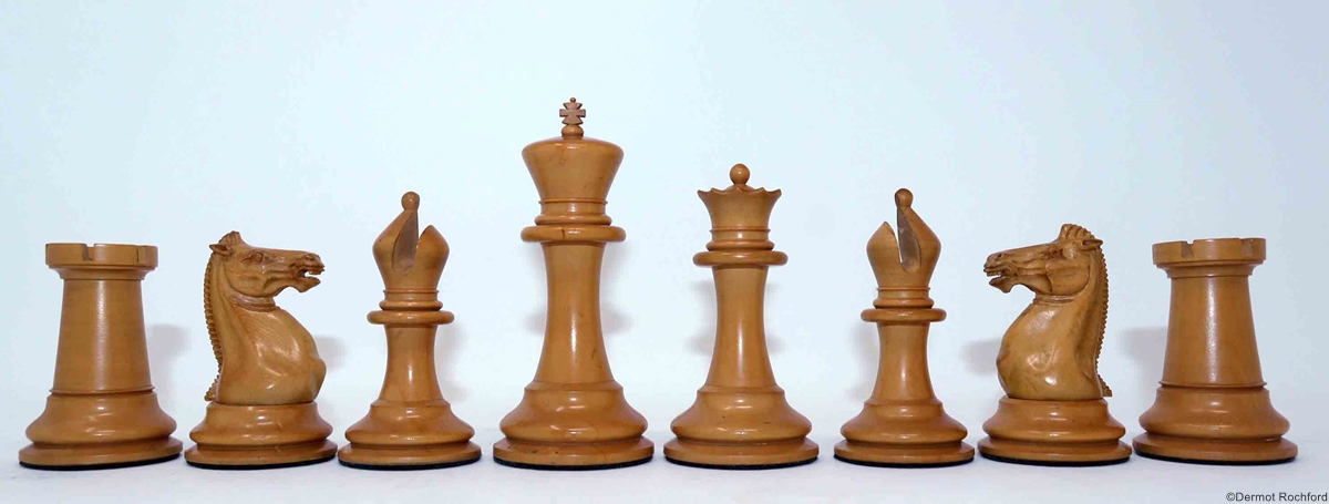 Antique Jaques Chess Set