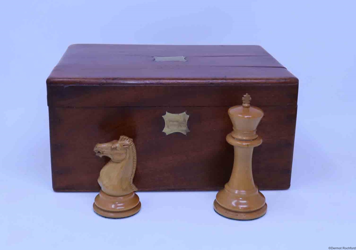 Antique Jaques Chess Set