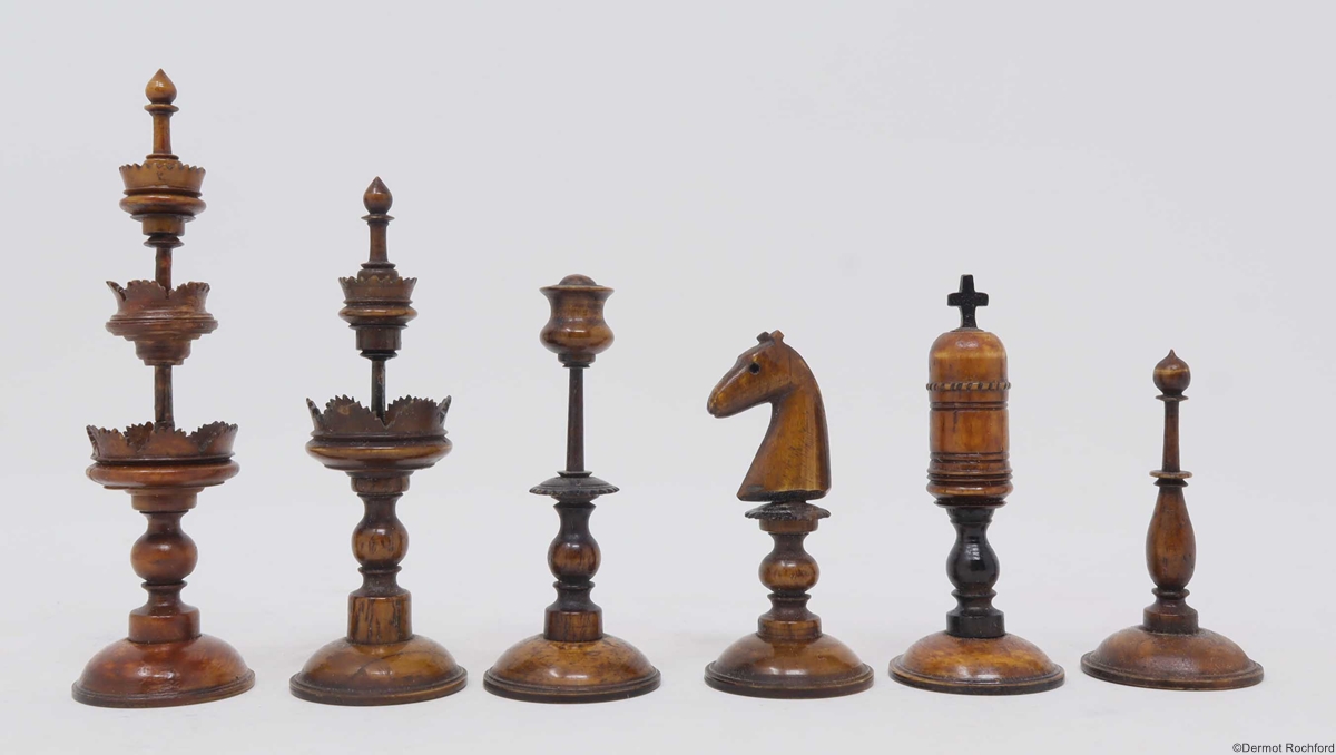 Antique Selenus Chess Set