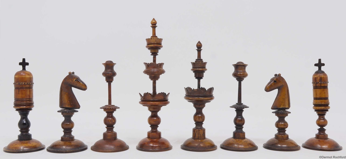 Antique Selenus Chess Set