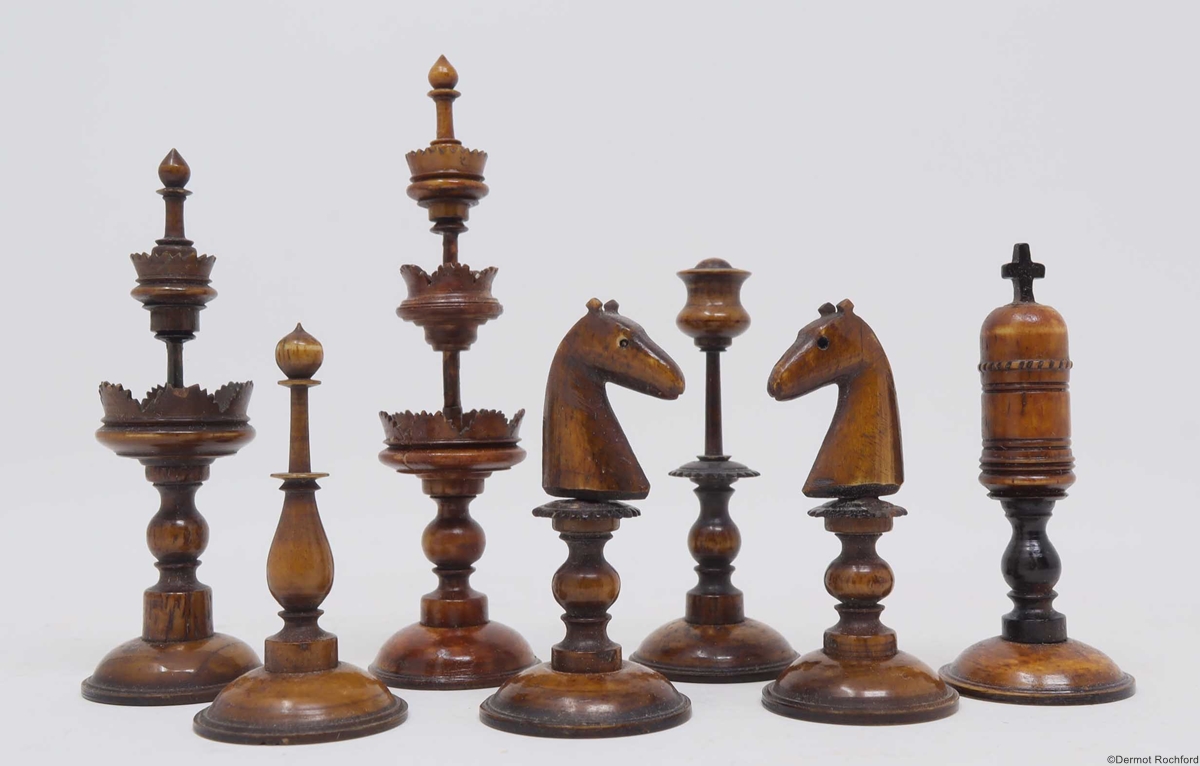 Antique Selenus Chess Set