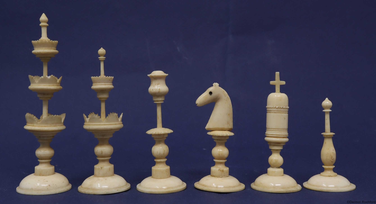 Antique Selenus Chess Set