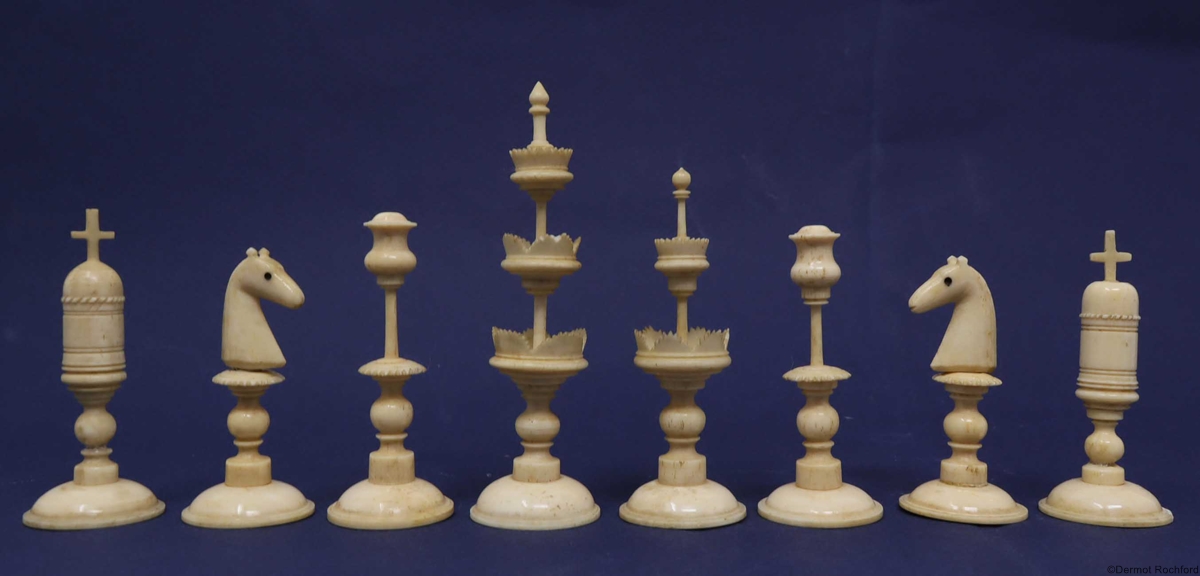 Antique Selenus Chess Set