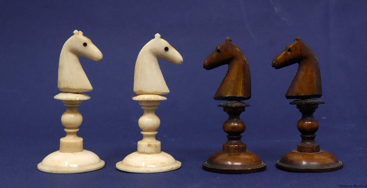 Antique Selenus Chess Set