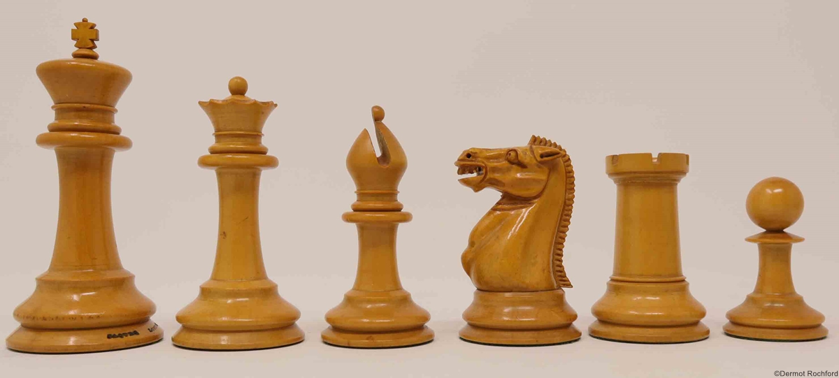 Antique Jaques Club Chess Set