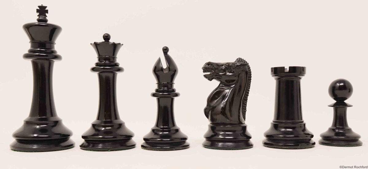 Antique Jaques Club Chess Set