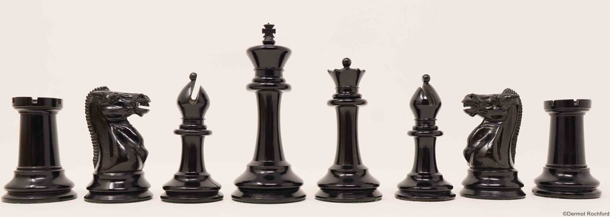 Antique Jaques Club Chess Set