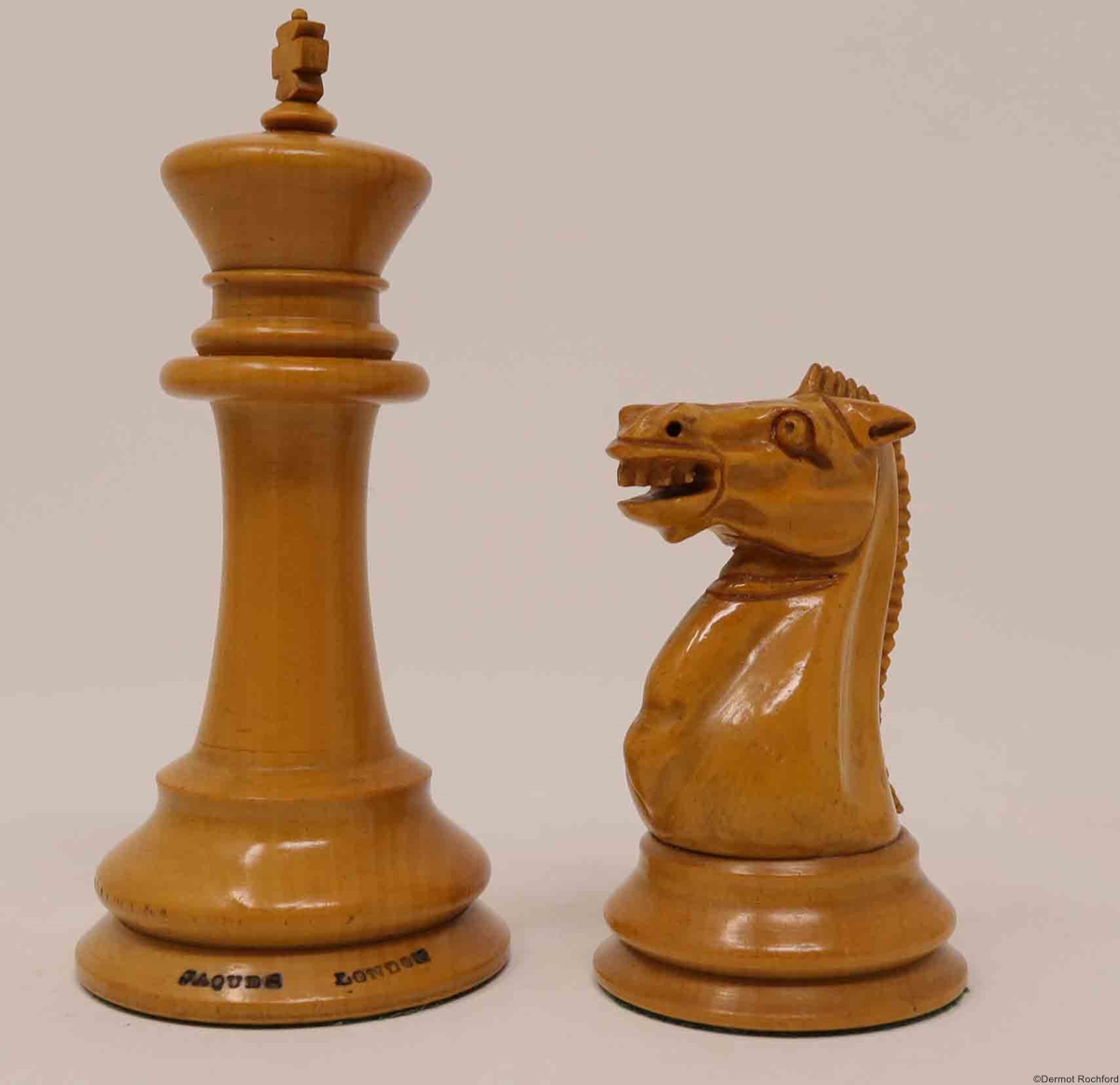 Antique Jaques Club Chess Set