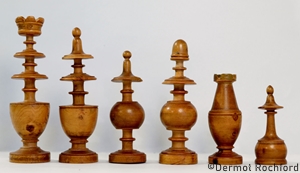 Early Antique French Directoire Form Playing chess set