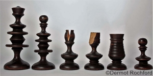 Early Antique English Chess Set