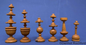 Antique French Chess Set