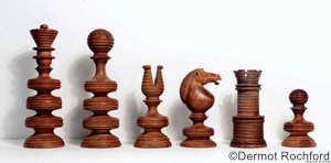 Antique Calvert Chess Set