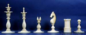 Early English Petal  Chess Set