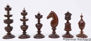 Early Italian Selenus Chess Set