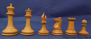 Antique Jaques Drop Jaw Chess Set