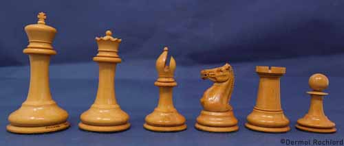 Antique Jaques Club Anderssen Chess set