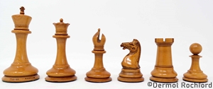 Antique Jaques Drop Jaw Chess Set